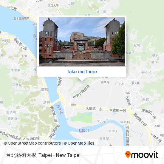 台北藝術大學 map