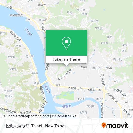 北藝大游泳館 map