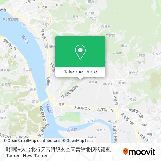 財團法人台北行天宮附設玄空圖書館北投閱覽室 map