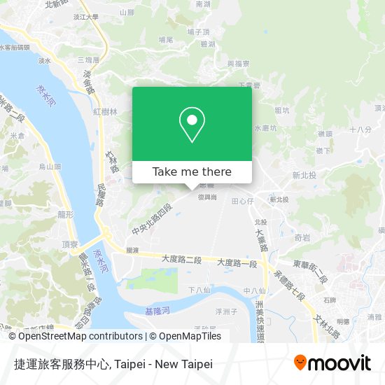 捷運旅客服務中心 map