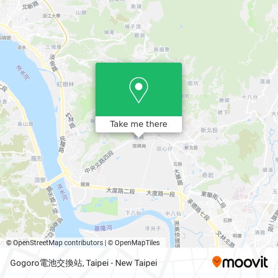 Gogoro電池交換站地圖