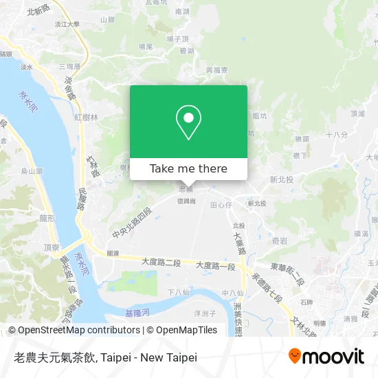 老農夫元氣茶飲 map