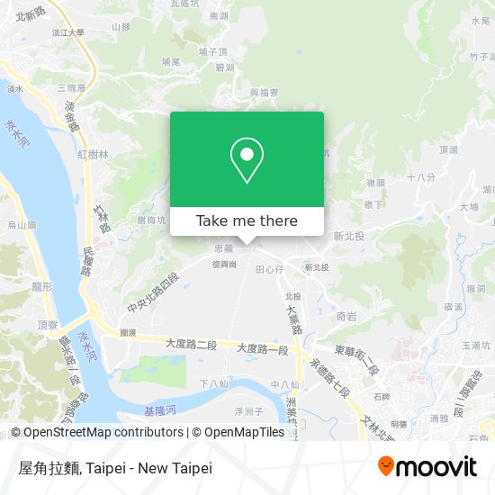 屋角拉麵地圖