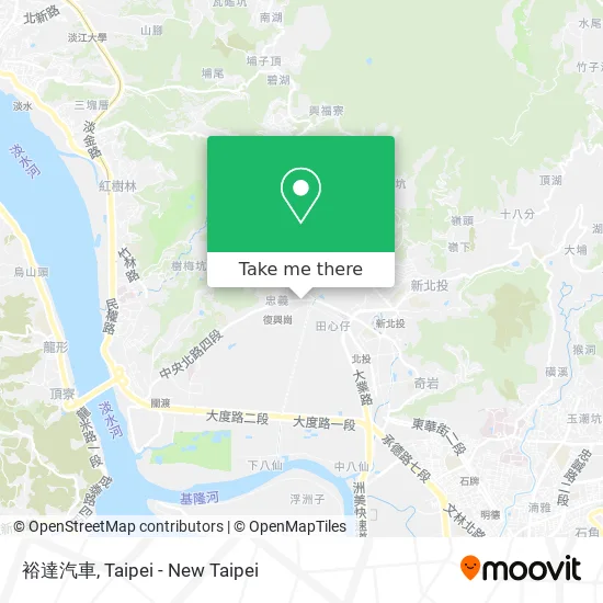 裕達汽車 map