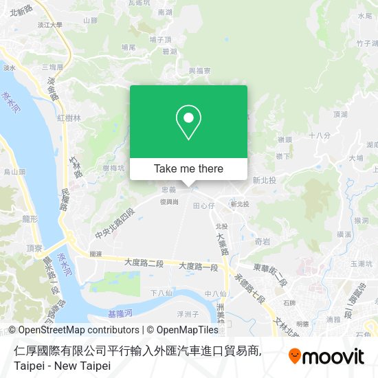仁厚國際有限公司平行輸入外匯汽車進口貿易商地圖