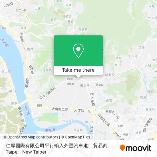 仁厚國際有限公司平行輸入外匯汽車進口貿易商 map