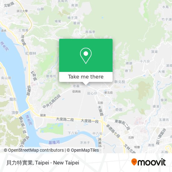 貝力特實業 map