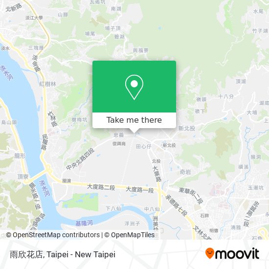 雨欣花店 map
