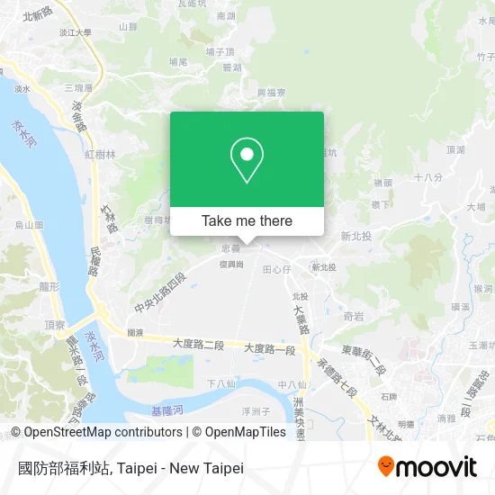 國防部福利站 map