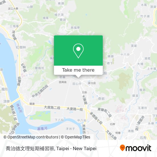 喬治德文理短期補習班 map