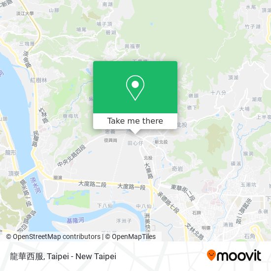 龍華西服地圖