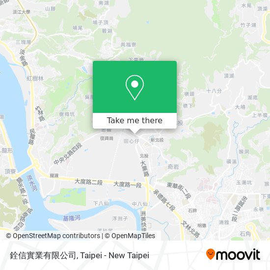 銓信實業有限公司 map