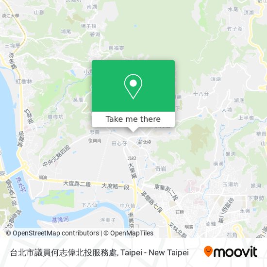 台北市議員何志偉北投服務處 map