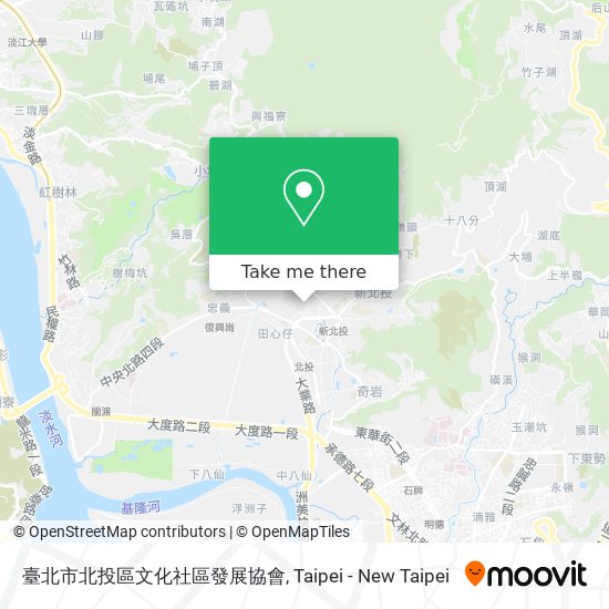 臺北市北投區文化社區發展協會 map