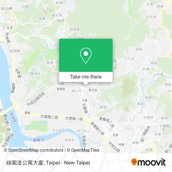 綠園道公寓大廈地圖