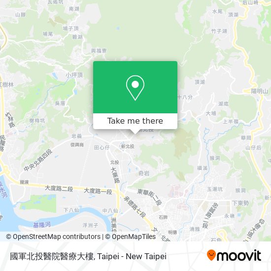 國軍北投醫院醫療大樓 map