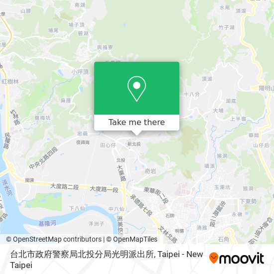 台北市政府警察局北投分局光明派出所 map