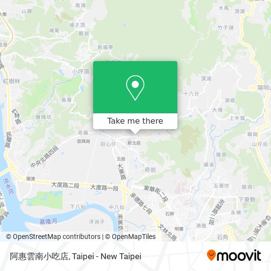 阿惠雲南小吃店 map