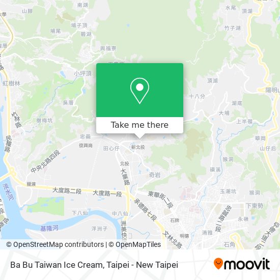 Ba Bu Taiwan Ice Cream map