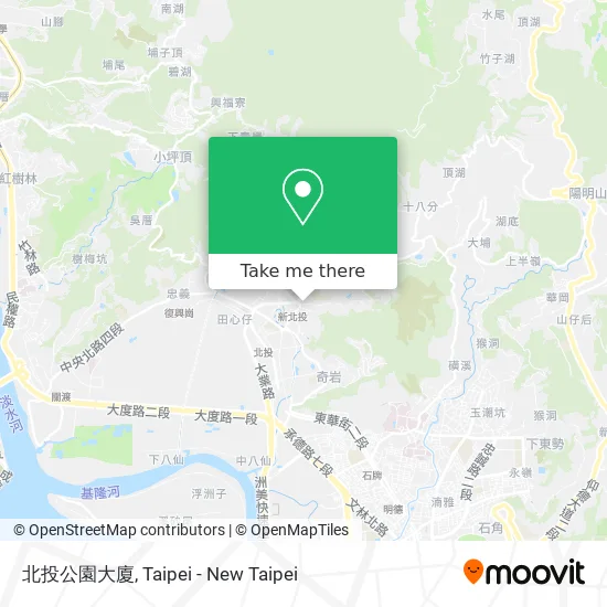 北投公園大廈 map