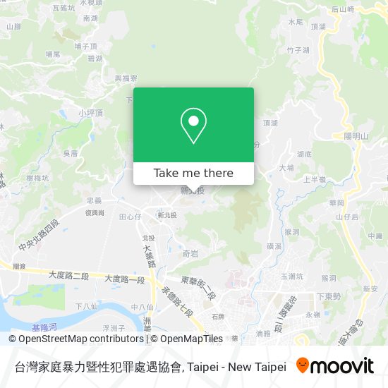 台灣家庭暴力暨性犯罪處遇協會地圖