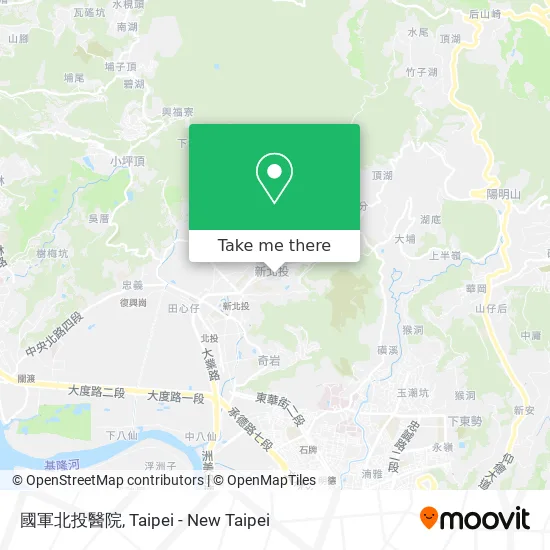 國軍北投醫院 map