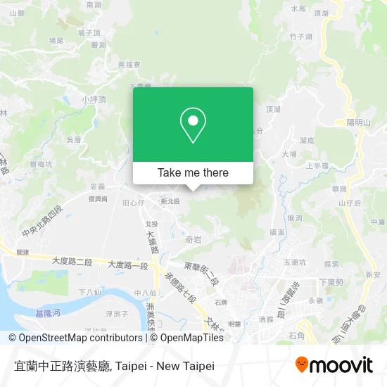 宜蘭中正路演藝廳地圖