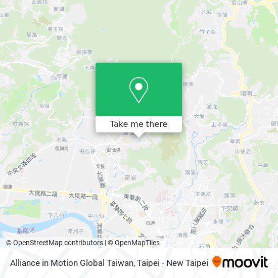 Alliance in Motion Global Taiwan map