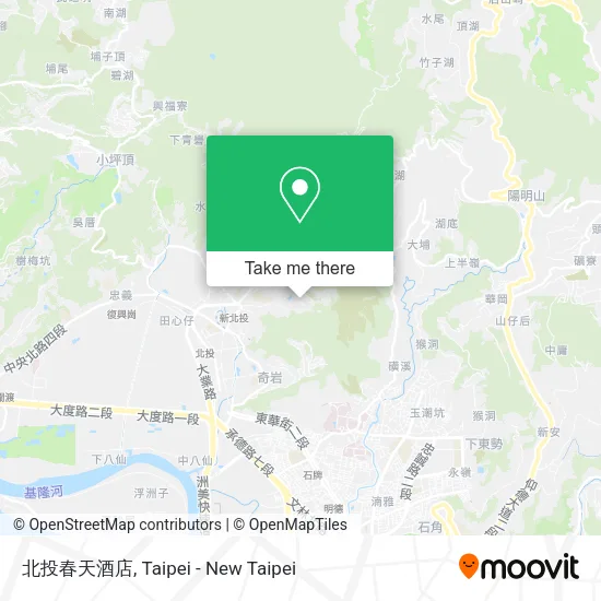 北投春天酒店 map