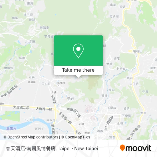 春天酒店-南國風情餐廳 map
