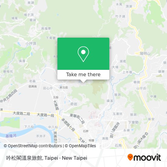 吟松閣溫泉旅館 map