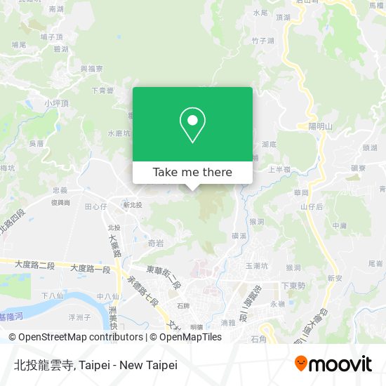 北投龍雲寺 map