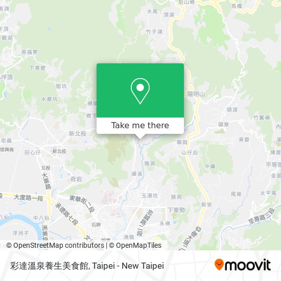 彩達溫泉養生美食館 map