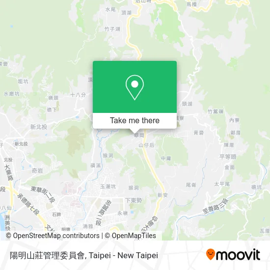 陽明山莊管理委員會地圖