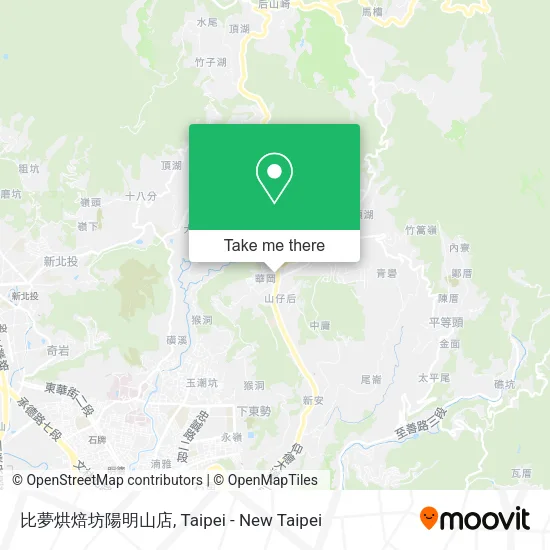 比夢烘焙坊陽明山店 map