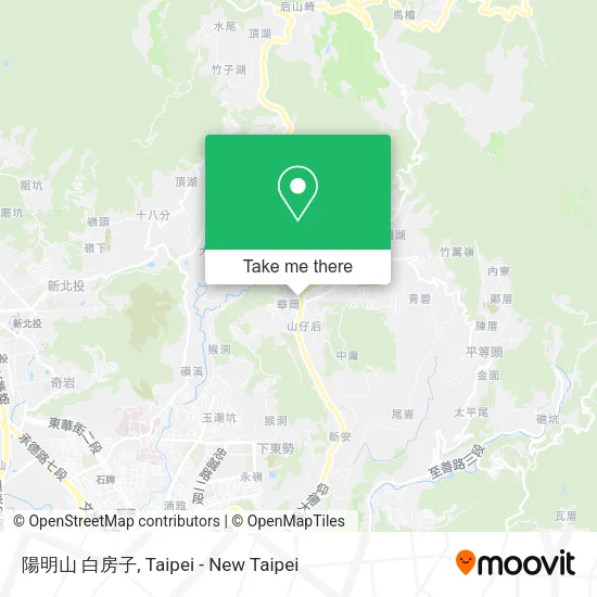 陽明山 白房子 map