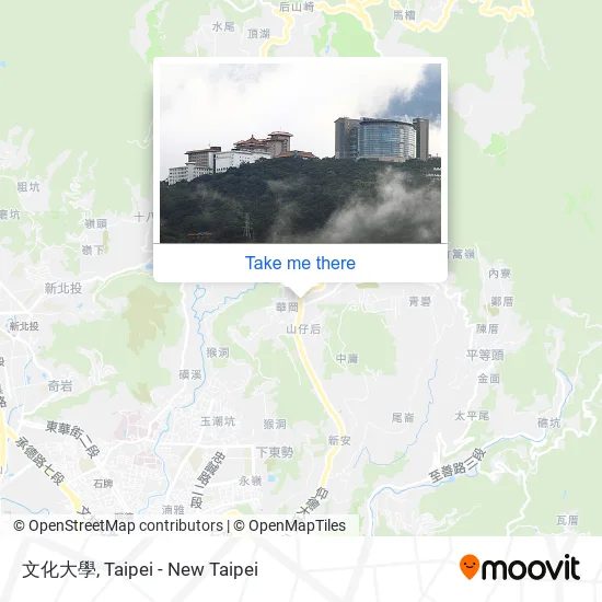 文化大學地圖