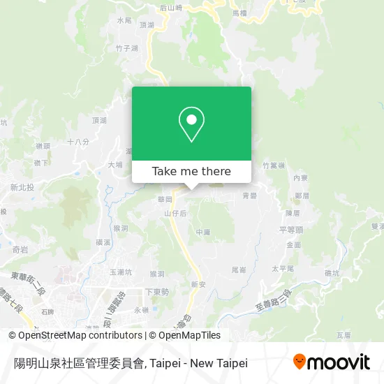 陽明山泉社區管理委員會 map