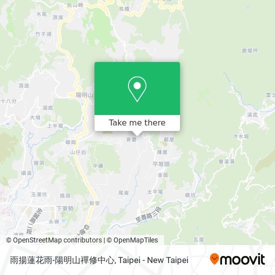 雨揚蓮花雨-陽明山禪修中心 map
