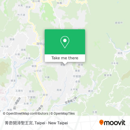 菁礐開漳聖王宮 map