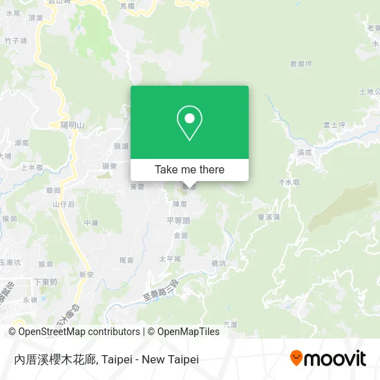 內厝溪櫻木花廊地圖