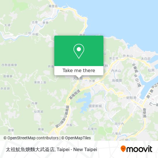 太祖魷魚焿麵大武崙店 map
