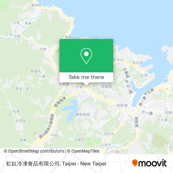 虹鈦冷凍食品有限公司 map