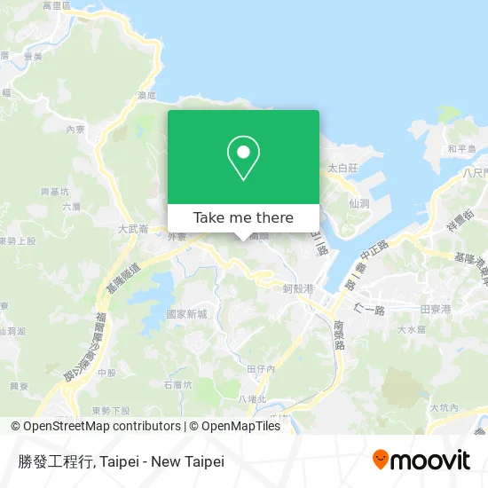 勝發工程行 map