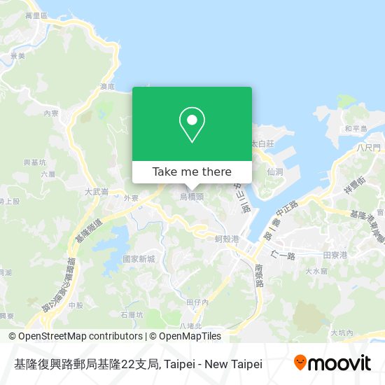 基隆復興路郵局基隆22支局地圖