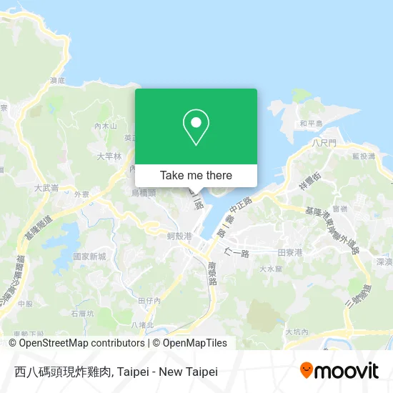 西八碼頭現炸雞肉 map