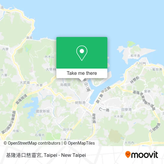 基隆港口慈靈宮 map