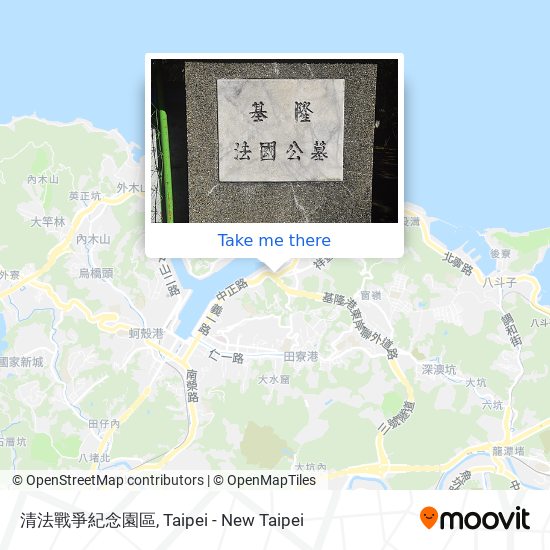 清法戰爭紀念園區地圖