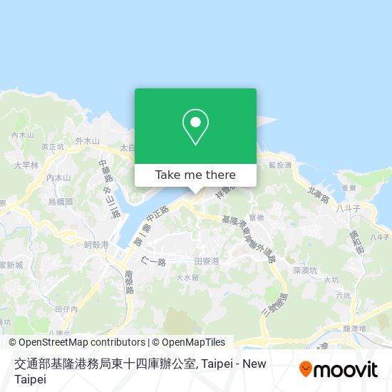 交通部基隆港務局東十四庫辦公室 map