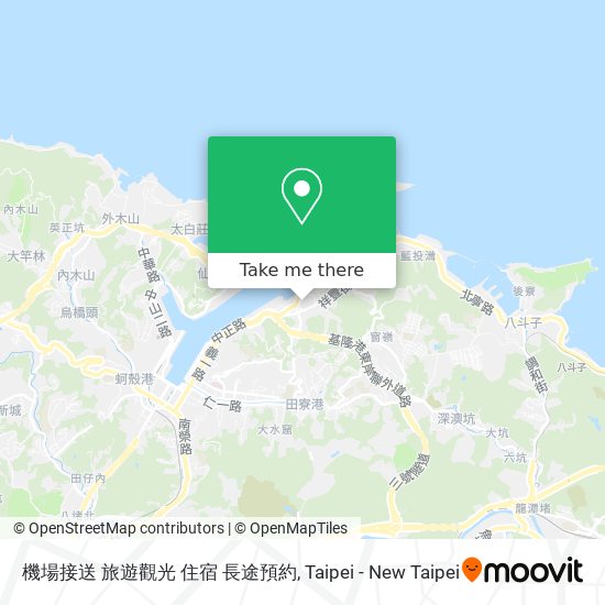 機場接送 旅遊觀光 住宿 長途預約 map